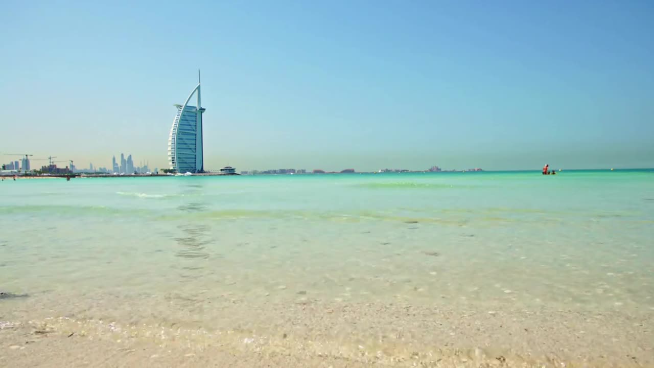 Burj Al Arab 4k Drone Shot