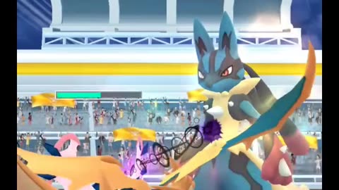 Pokémon GO 206-Mega Lucario Raid