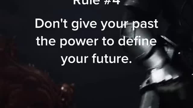 Rule for life #4