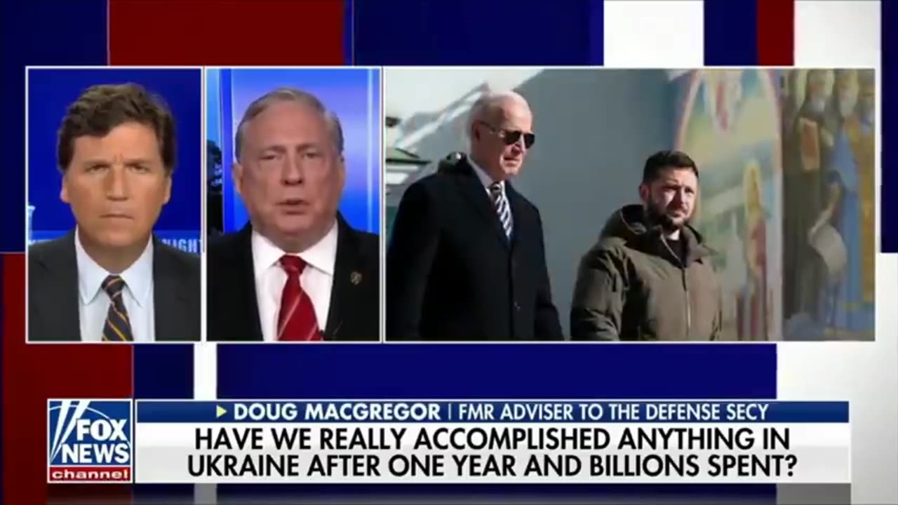 Col MacGregor with Tucker Carlson: Update on Former Ukraine 02/24/2023