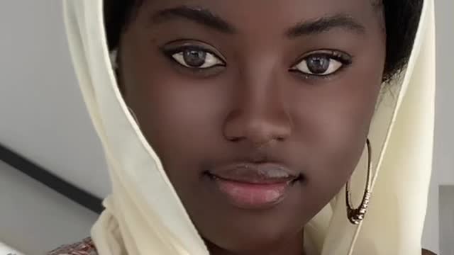 The beauty of black-skinned people ♥️♥️
