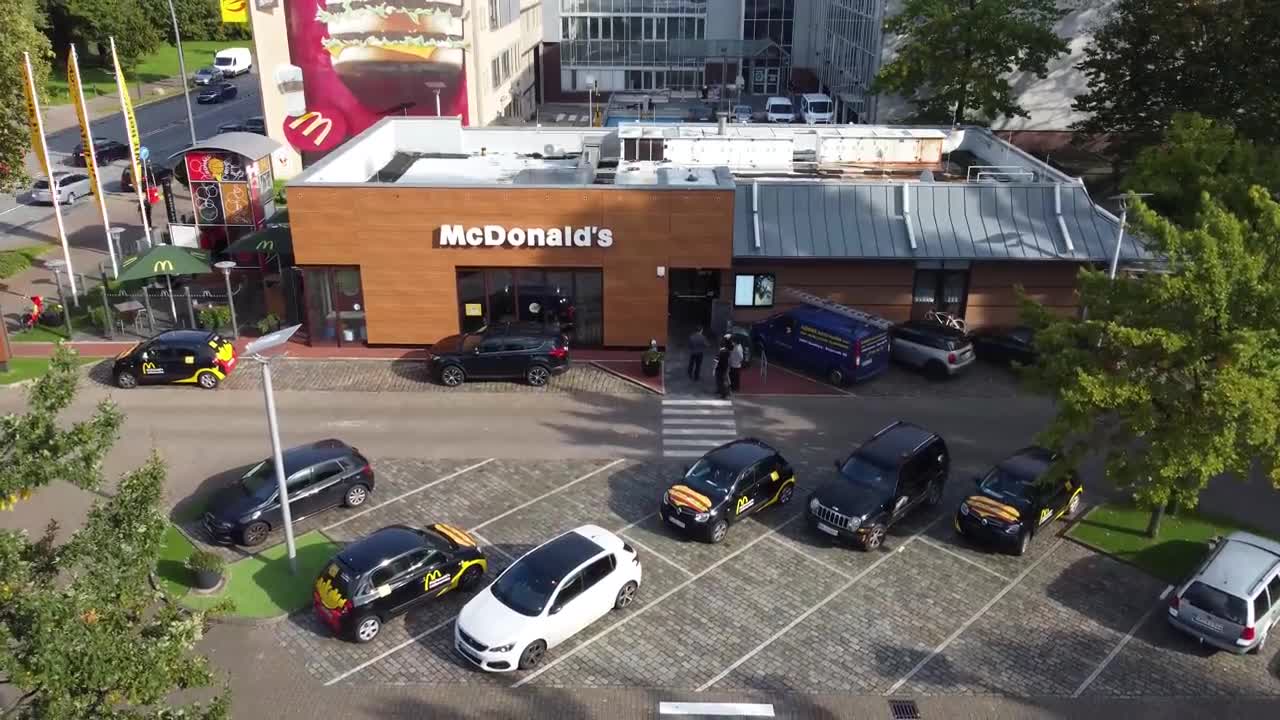 The world's only float-through McDonalds