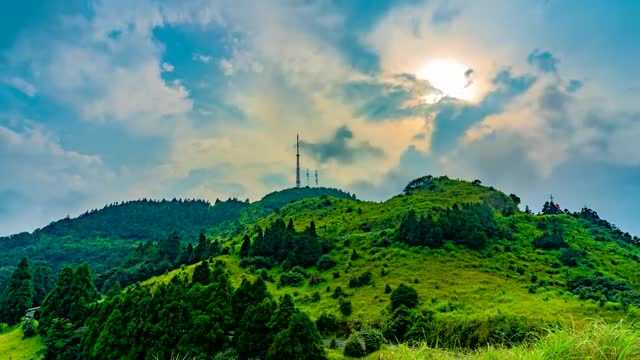 windmill and landscape