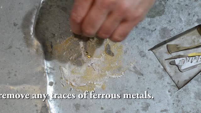 How do you reuse scraps of gold processing
