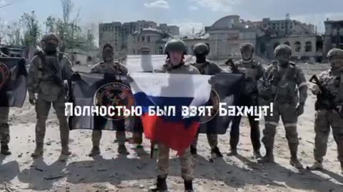 FIRST ANNIVERSARY OF BAKHMUT LIBERATION BY WAGNER MUSICIANS