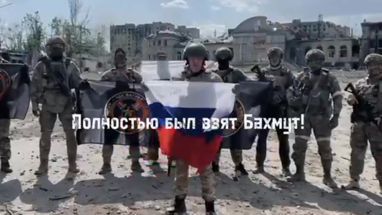 FIRST ANNIVERSARY OF BAKHMUT LIBERATION BY WAGNER MUSICIANS