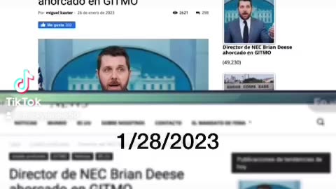 Brian deese director del DNS AHORCADO EN GITMO GUANTANAMO