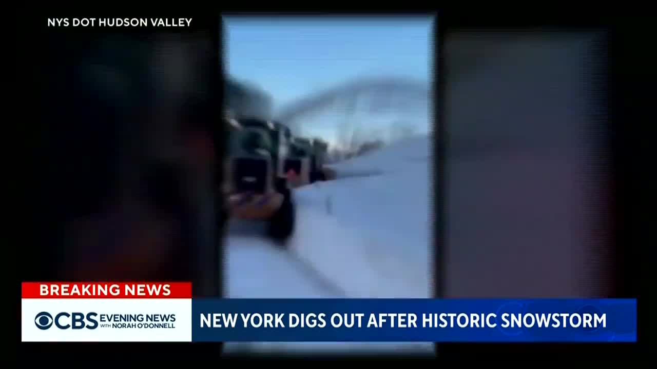 New York digs out after historic snowstorm