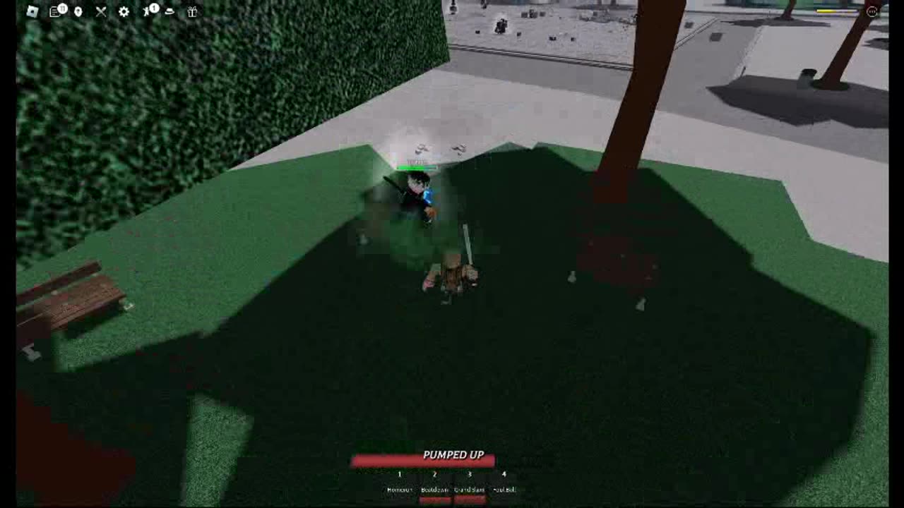 Getting comboed in strongest battlegrounds Roblox