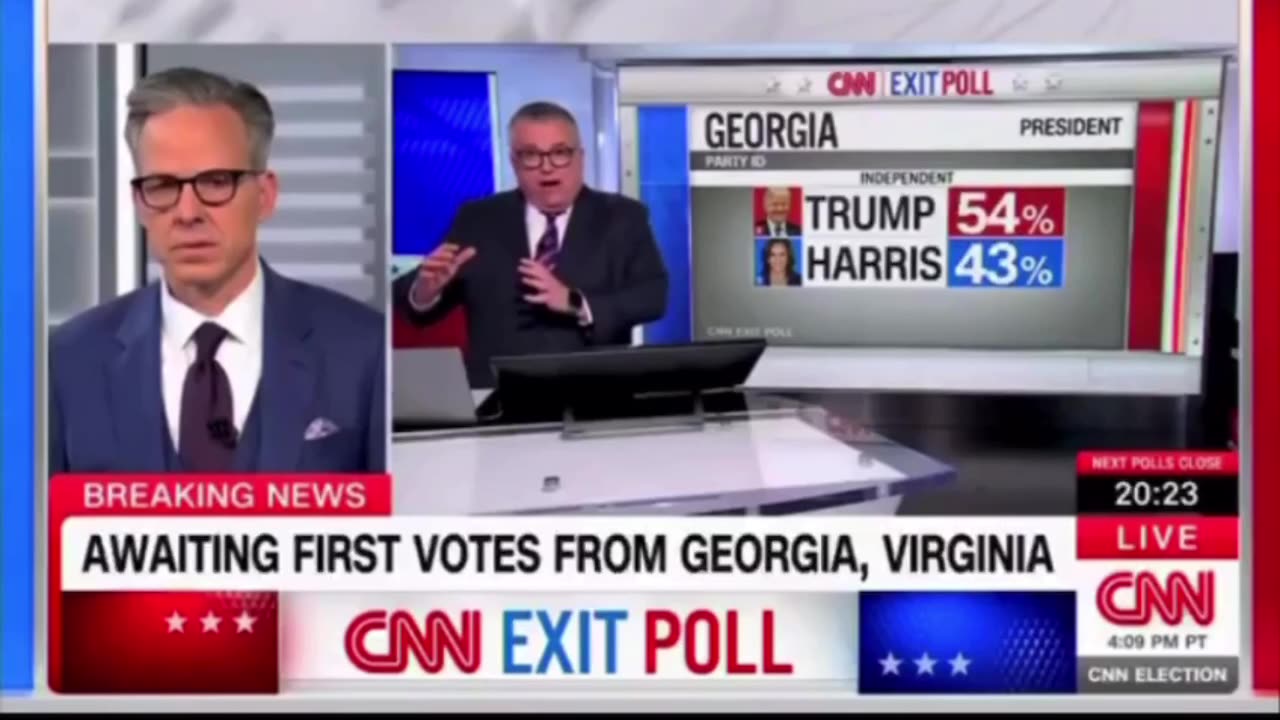 Trump up 20pts with Independent Voters in Georgia