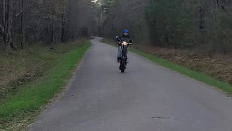 Grom wheelie