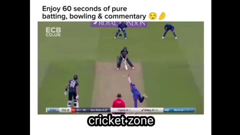 60 second of cricket