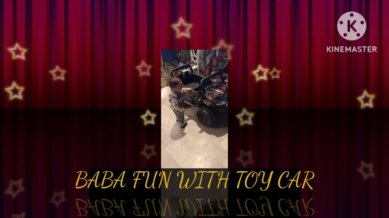 Baba fun with toy car