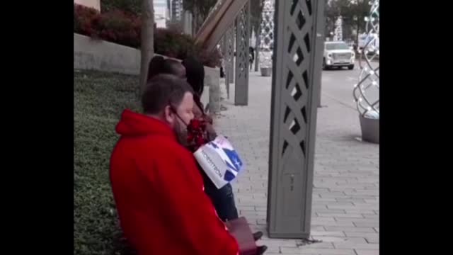 Street Preaching at the Galleria shopping mall in Houston Texas