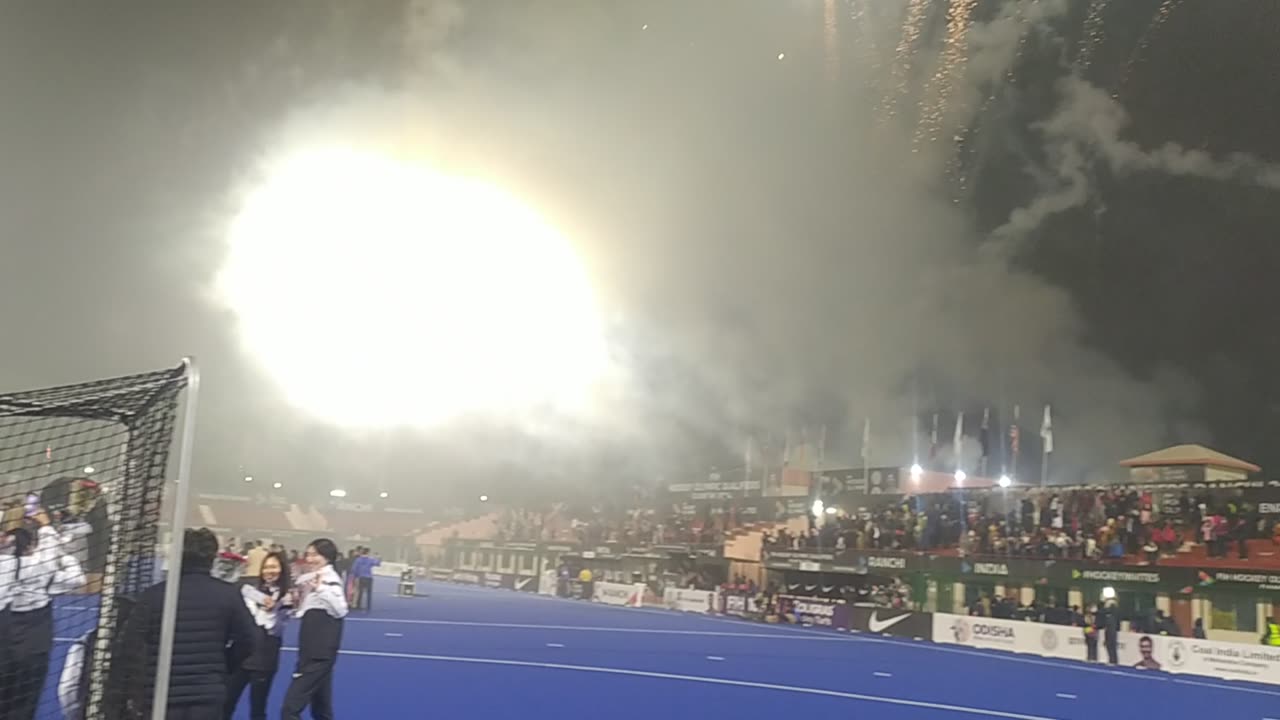 winning celebration of hIL Olympic qualifier 2024