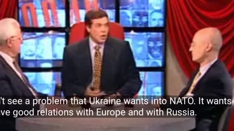 1997 TV show. Shows Russian analysts knew of the threat of Ukraine joining NATO,