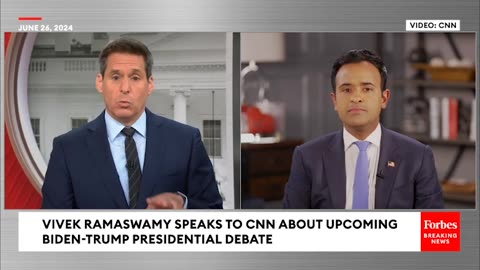 Vivek Ramaswamy & CNN's John Berman Debate Trump's Rhetoric Before Presidential Debate With Biden