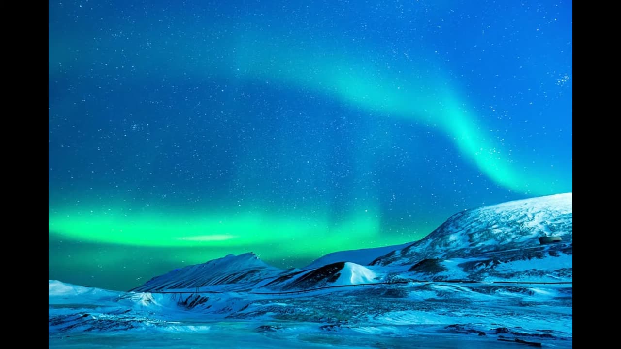 Aurora borealis - the light of the night sky