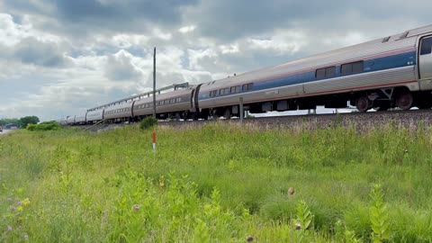 Amtrak - Lake Shore Limited Elkhart, In. 7/6/24