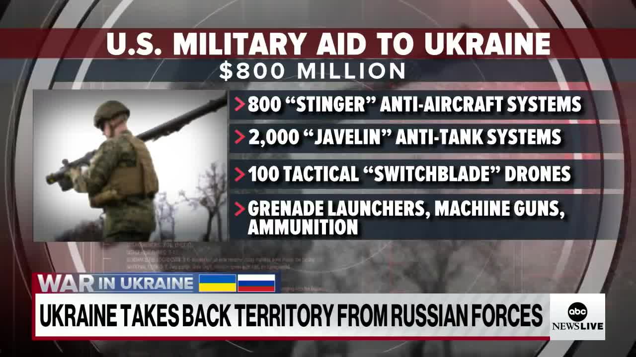 Ukraine reportedly takes back territory from Russian forces ABCNL