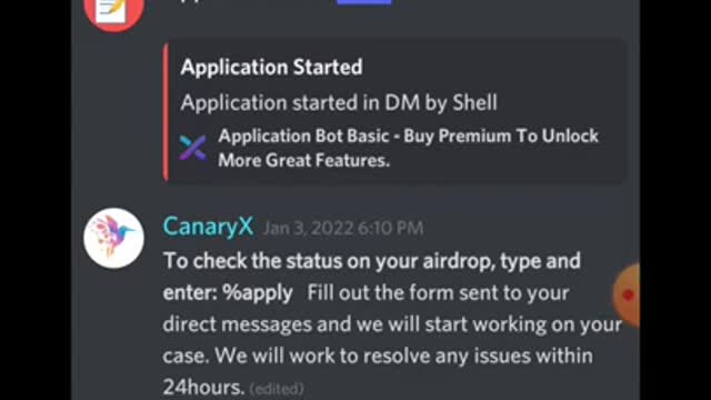 CanaryX Airdrop Appeal Process (Discord Link in Description)