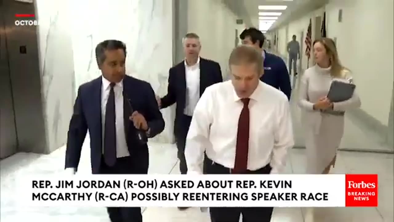 Jim Jordan Asked Point Blank About Kevin McCarthy Possibly Reentering Speaker Race