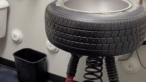 Let's take a look at the washbasin made of tires # Repair the car