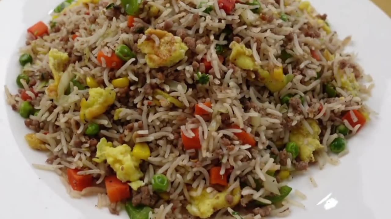 Keema fried rice