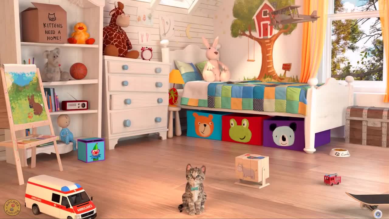 Play Little Kitten My Favorite Cat Pet Care Game