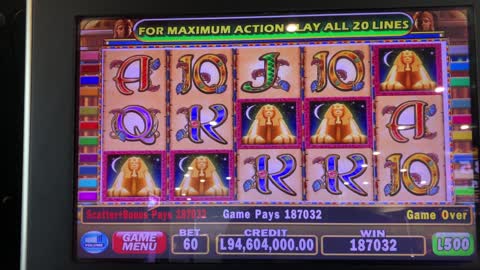 MASSIVE JACKPOT ON CLEOPATRA 2 SLOT MACHINE ★ HIGH LIMIT WIN ★