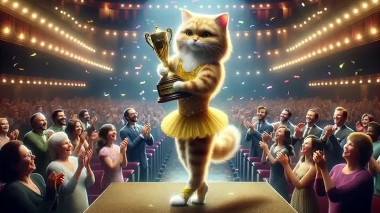 dancing cat become star