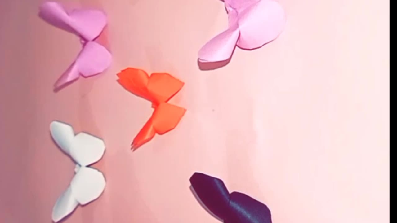 How to make a paper origami butterfly