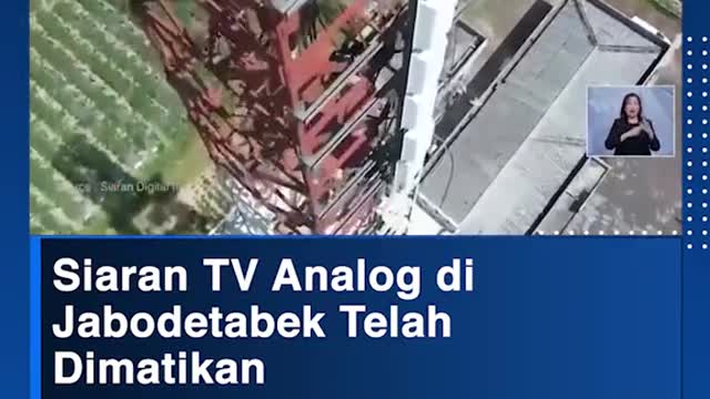 Analog TV broadcast released has been shut down