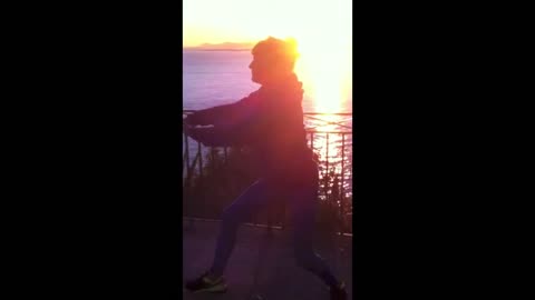 Tai Chi at Sunset in Nice with Juliette.mp4