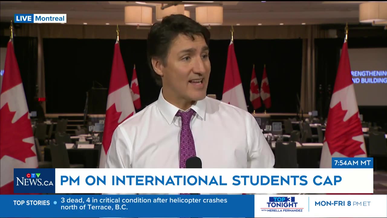 Trudeau On international students capacity limit| immigration is good for canada