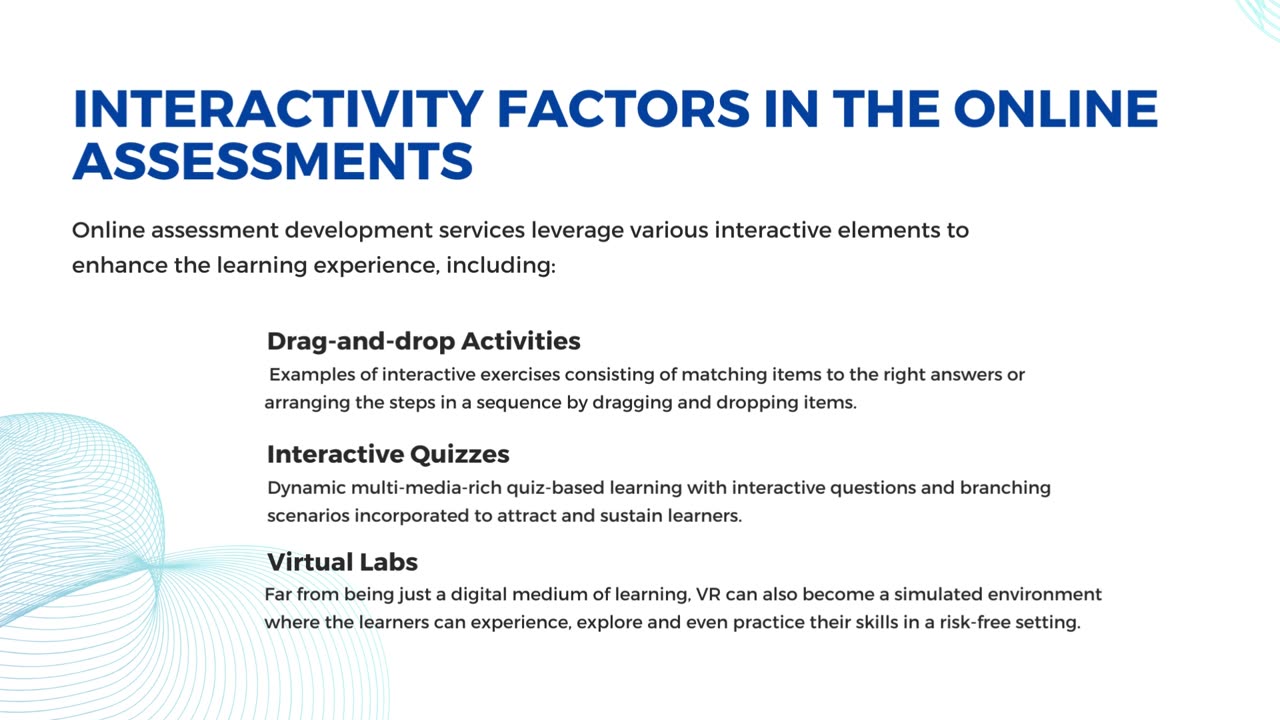 Interactive Assessments Development Services: Step By Step Instruction