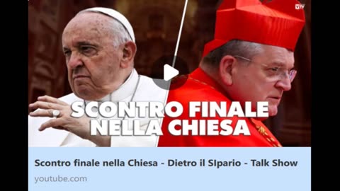 SCONTRO FINALE NELLA CHIESA DI BERGOGLIO