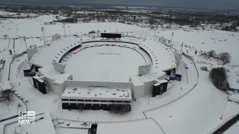 Severe snowstorm paralyses north-east of the United States | 9 News Australia