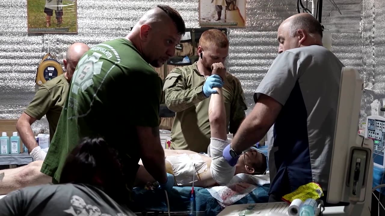 Ukraine field hospital straining as Russia makes gains