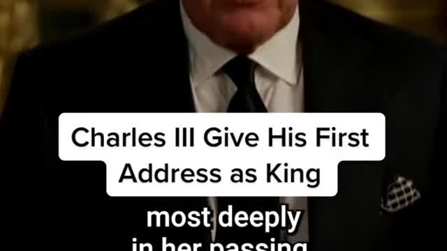 Charles III Give His FirstAddress as King