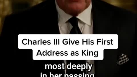 Charles III Give His FirstAddress as King