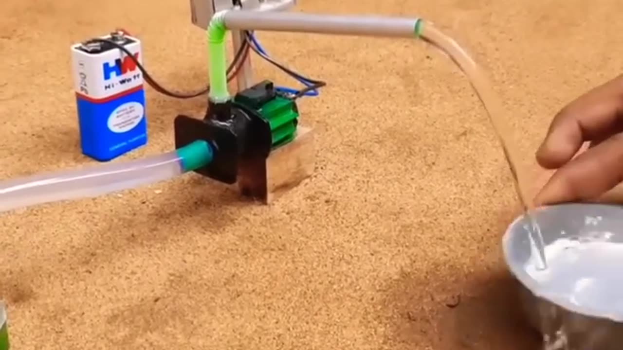 How to Make Mini Water Pump Construction Science Project Powerfull Diy Headpump #shorts #viral