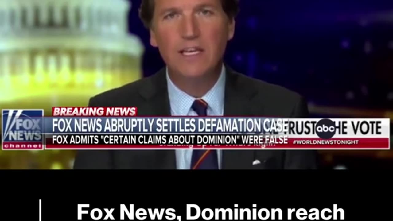 Fox News has reached a settlement with Dominion Voting Systems, agreeing to pay $787.5 million.
