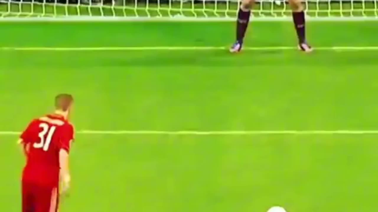 Incredible Penelty kick Ever in Soccer history Must watch to believe .