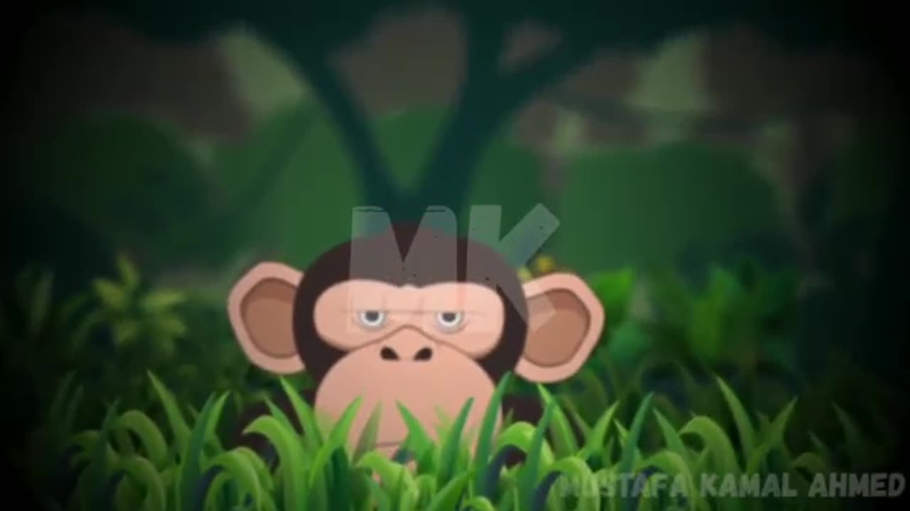 Monkey-Banana-Cartoon-Animation