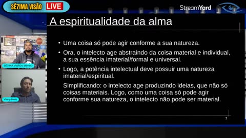 SÉ7IMA VISÃO - I3VOETtDnm8 - A IMORTALIDADE DA ALMA HUMANA