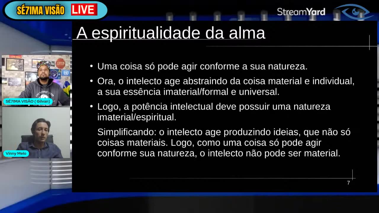 SÉ7IMA VISÃO - I3VOETtDnm8 - A IMORTALIDADE DA ALMA HUMANA