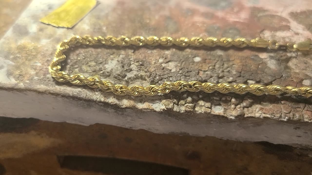 Welding A Hollow Rope Chain Broke In Two Places The Right Way.