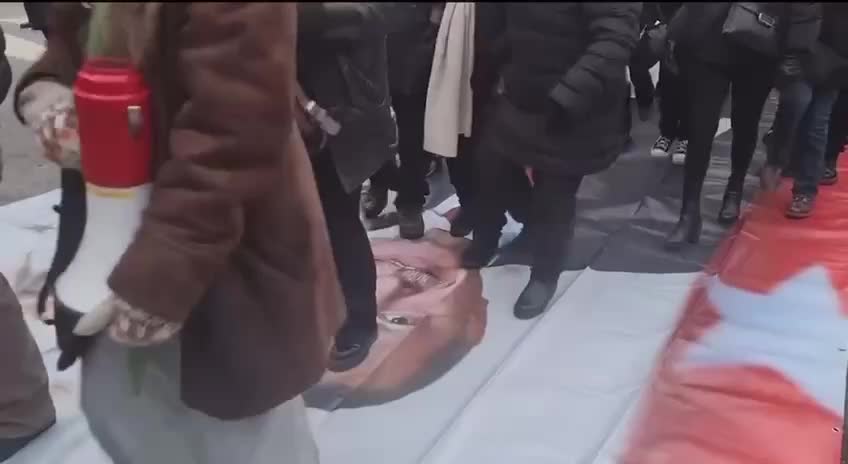 Swedes Stepping On Erdogan Poster(Hes Face)