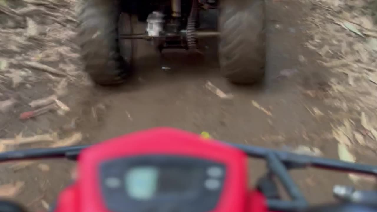 Playing ATV in Bali